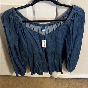 Old Navy Women's Indigo Blouse